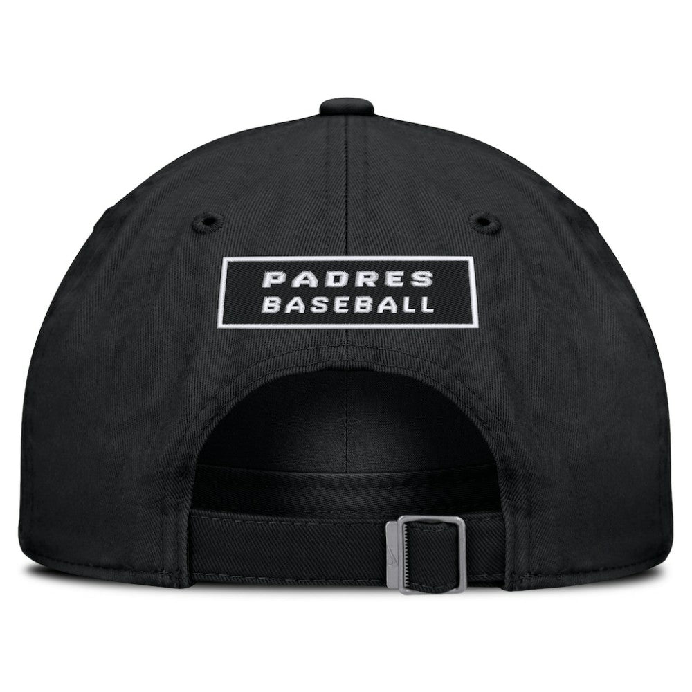 San Diego Padres Nike Primetime Club Adjustable Hat - Black Hats