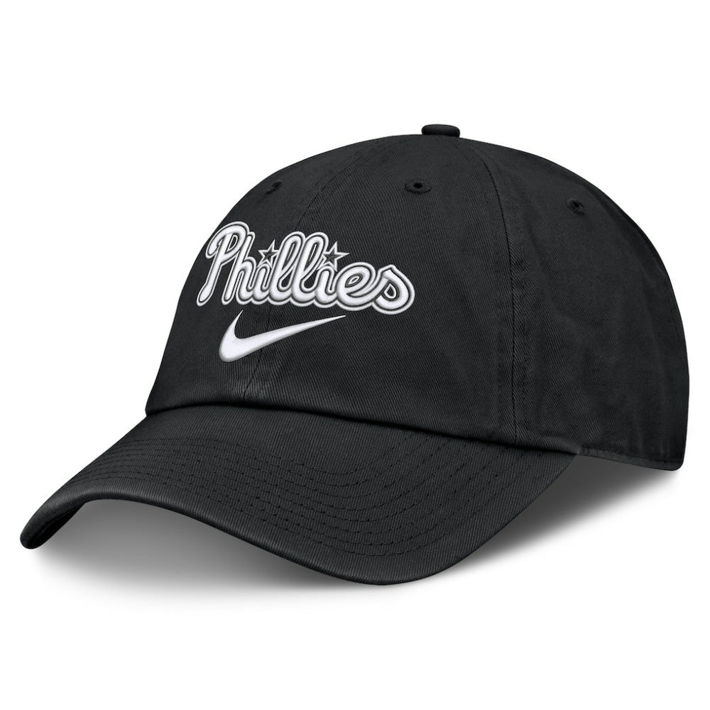 Philadelphia Phillies Nike Primetime Club Adjustable Hat - Black Hats