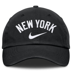 New York Yankees Nike Primetime Club Adjustable Hat - Black Hats