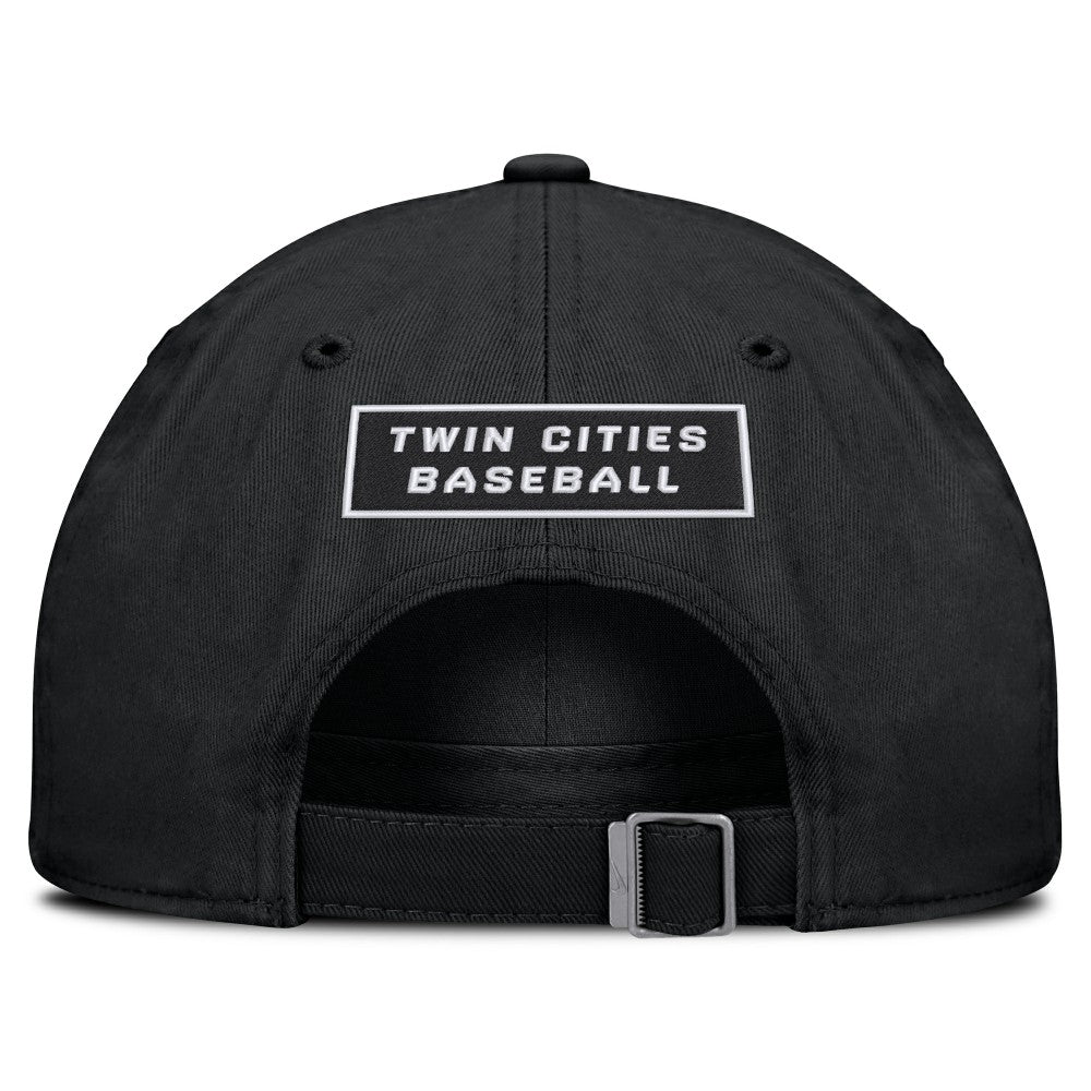 Minnesota Twins Nike Primetime Club Adjustable Hat - Black Hats