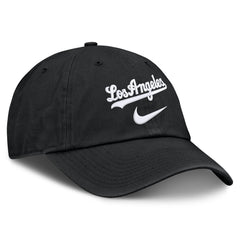 Los Angeles Dodgers Nike Primetime Club Adjustable Hat - Black Hats