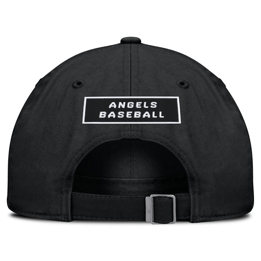 Los Angeles Angels Nike Primetime Club Adjustable Hat - Black Hats