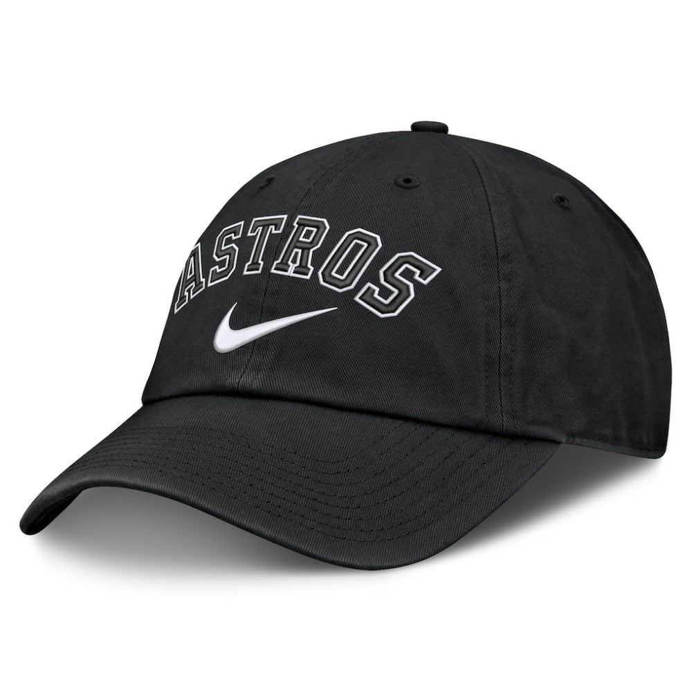 Houston Astros Nike Primetime Club Adjustable Hat - Black Hats