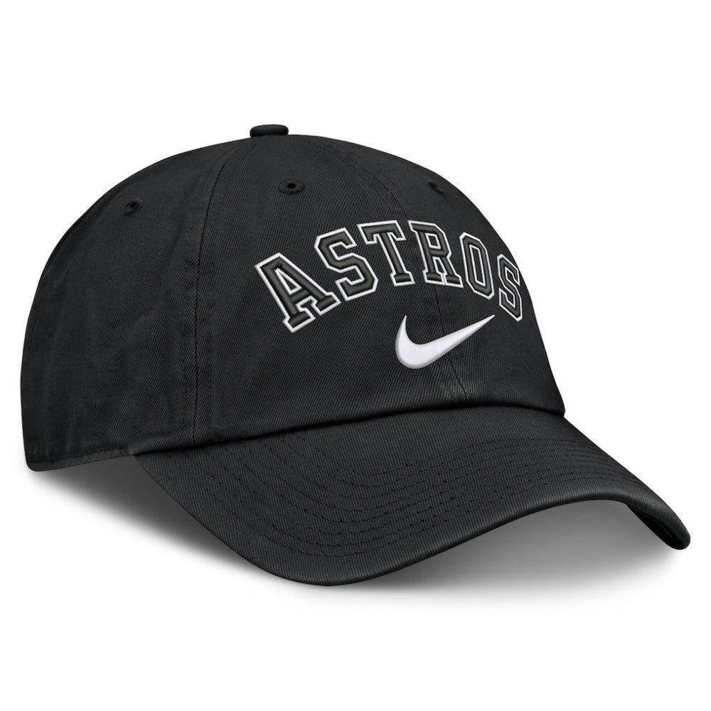 Houston Astros Nike Primetime Club Adjustable Hat - Black Hats