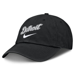 Detroit Tigers Nike Primetime Club Adjustable Hat - Black Hats