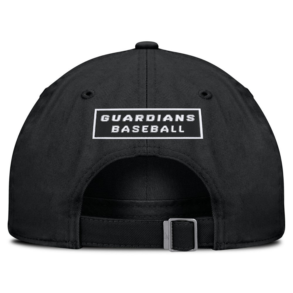 Cleveland Guardians Nike Primetime Club Adjustable Hat - Black Hats