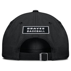 Atlanta Braves Nike Primetime Club Adjustable Hat - Black Hats