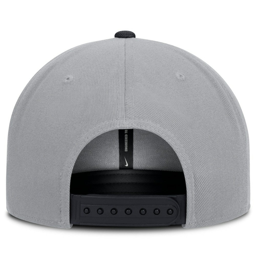 Seattle Mariners Nike Primetime Pro Dri-FIT Snapback Hat - Gray/Navy Hats