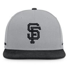 San Francisco Giants Nike Primetime Pro Dri-FIT Snapback Hat - Gray/Black Hats
