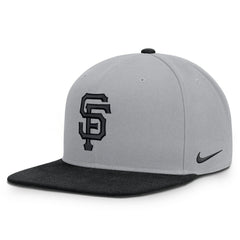 San Francisco Giants Nike Primetime Pro Dri-FIT Snapback Hat - Gray/Black Hats