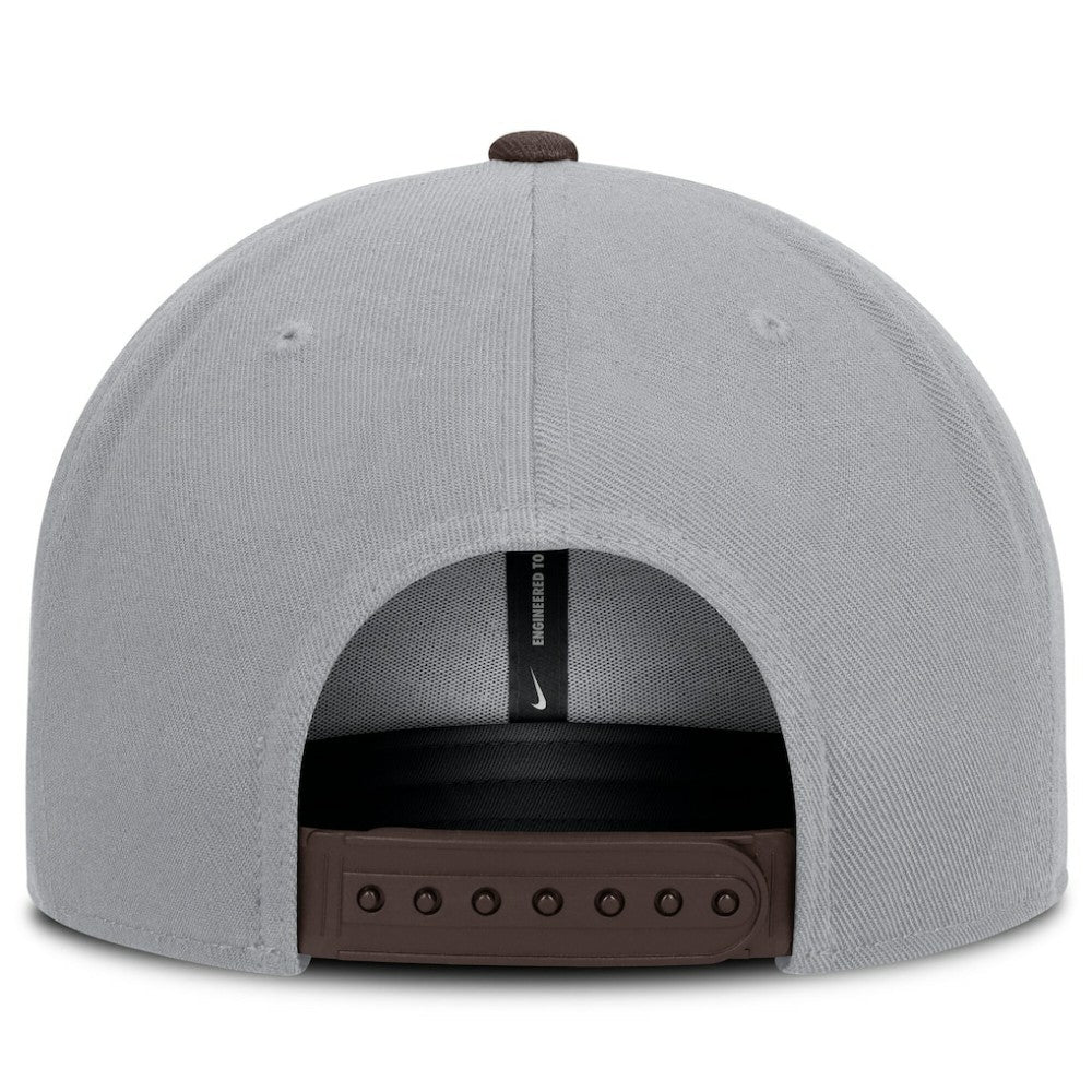 San Diego Padres Nike Primetime Pro Dri-FIT Snapback Hat - Gray/Brown Hats