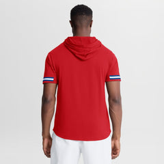Philadelphia Phillies Fanatics Optimal Play Hooded T-Shirt - Red T-shirts