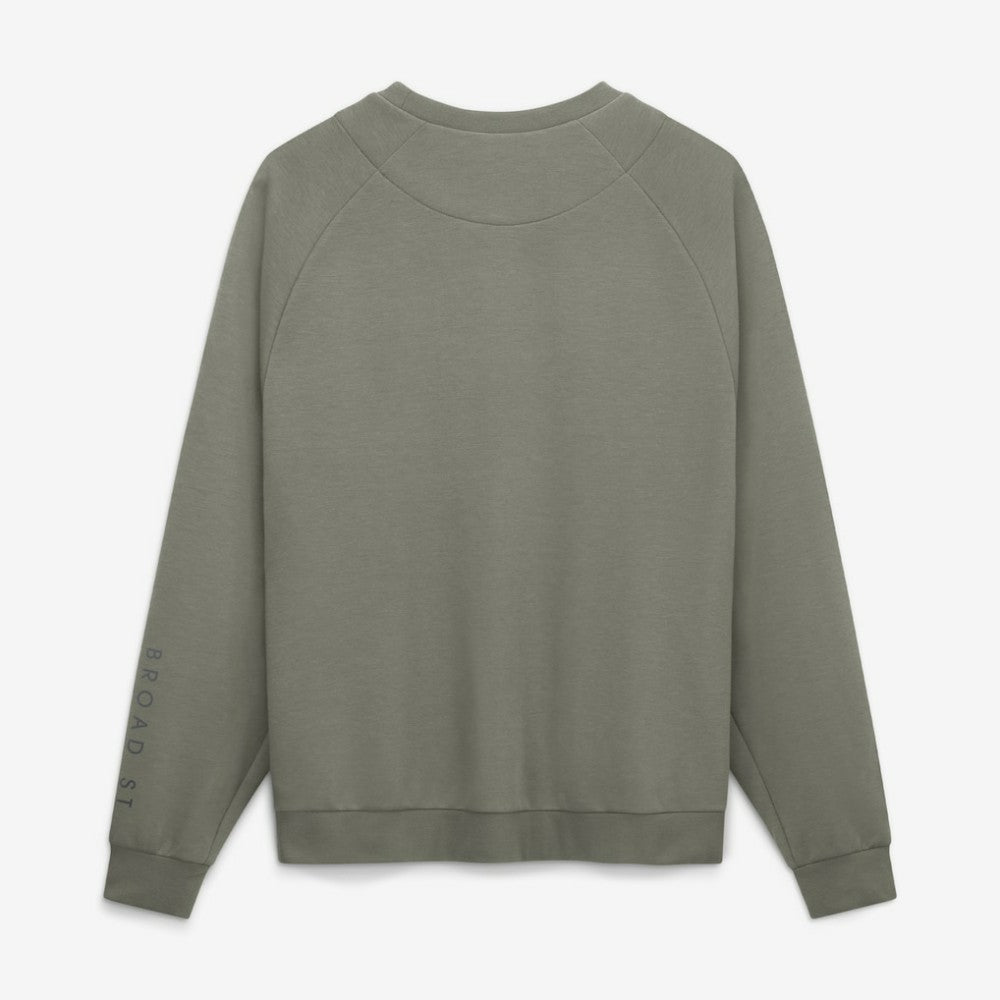 Philadelphia Phillies Nike Statement Primary Raglan Dri-FIT Sweatshirt - Olive Sweatshirts