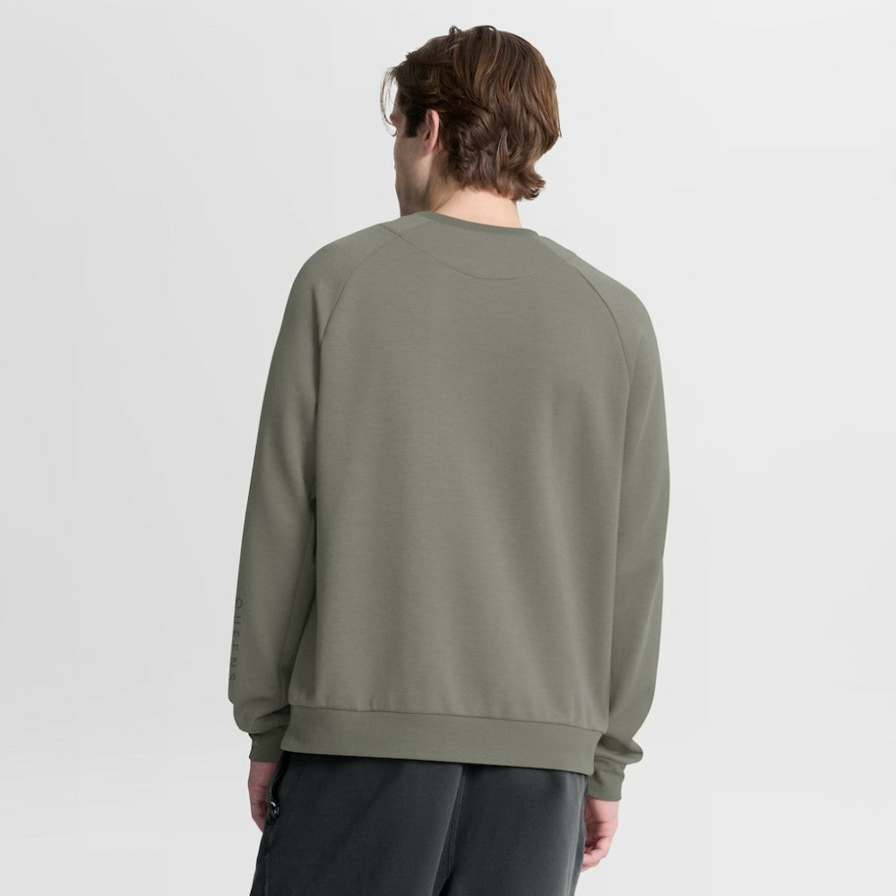 New York Mets Nike Statement Primary Raglan Dri-FIT Sweatshirt - Olive Sweatshirts