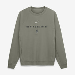 New York Mets Nike Statement Primary Raglan Dri-FIT Sweatshirt - Olive Sweatshirts