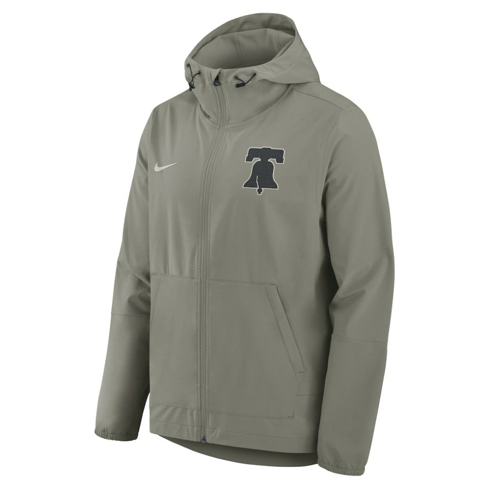 Philadelphia Phillies Nike Unlimited Packable Full-Zip Hooded Jacket - Olive Jackets