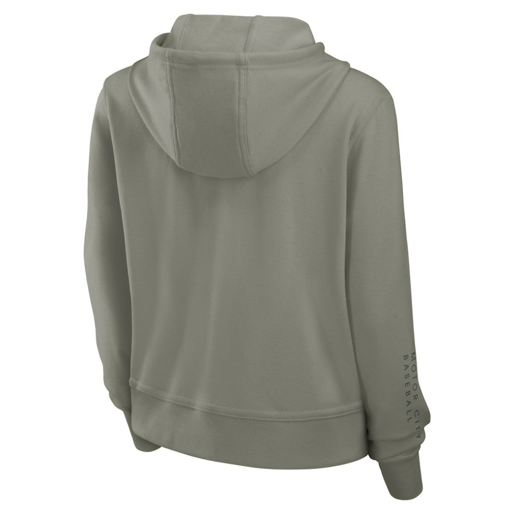 Detroit Tigers Nike Women's One Tri-Blend Dri-FIT Hoodie - Olive Hoodies