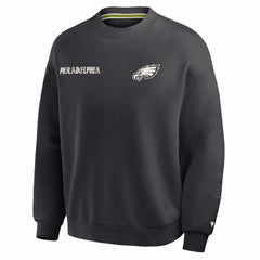 Philadelphia Eagles Oversized Type Play Multi Sweatshirt Black