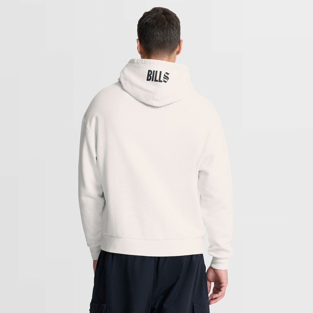 Buffalo Bills Oversized Type Play Location Hoodie Cream