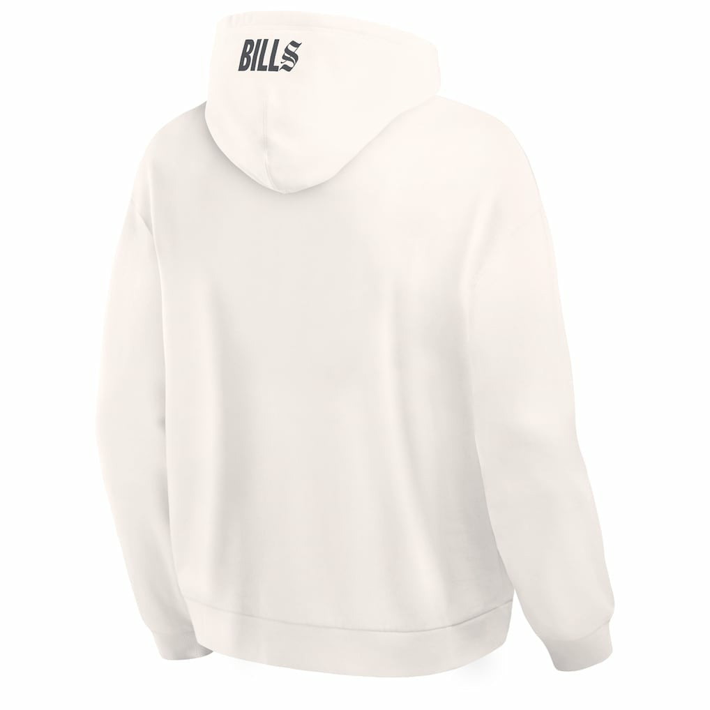 Buffalo Bills Oversized Type Play Location Hoodie Cream