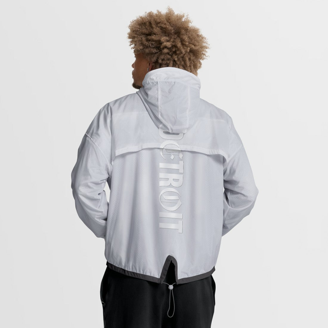 Detroit Lions Type Play Down Full-Zip Jacket White