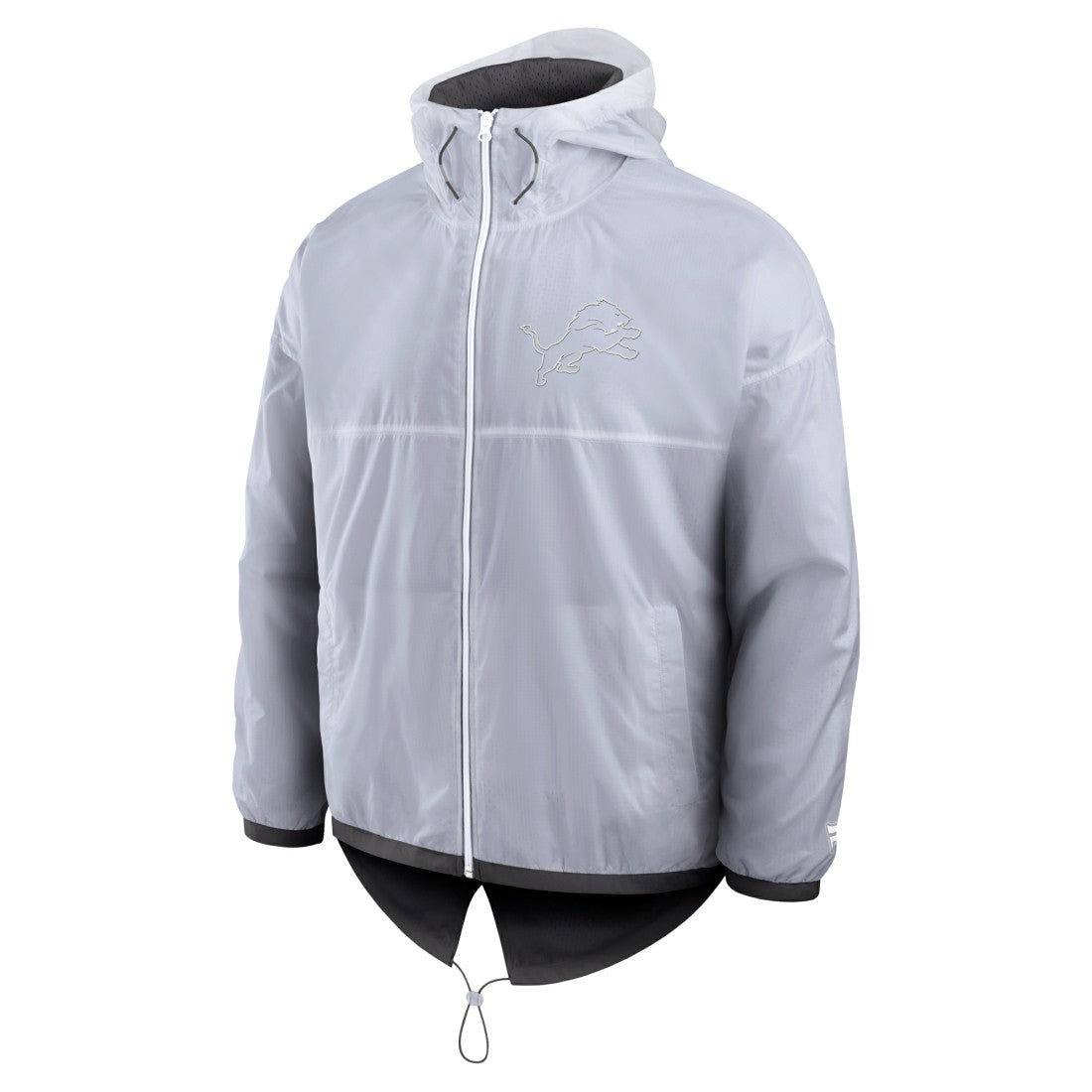 Detroit Lions Type Play Down Full-Zip Jacket White