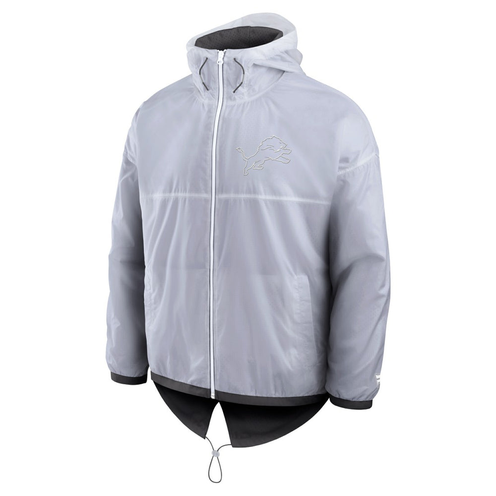 Detroit Lions Type Play Down Full-Zip Jacket White
