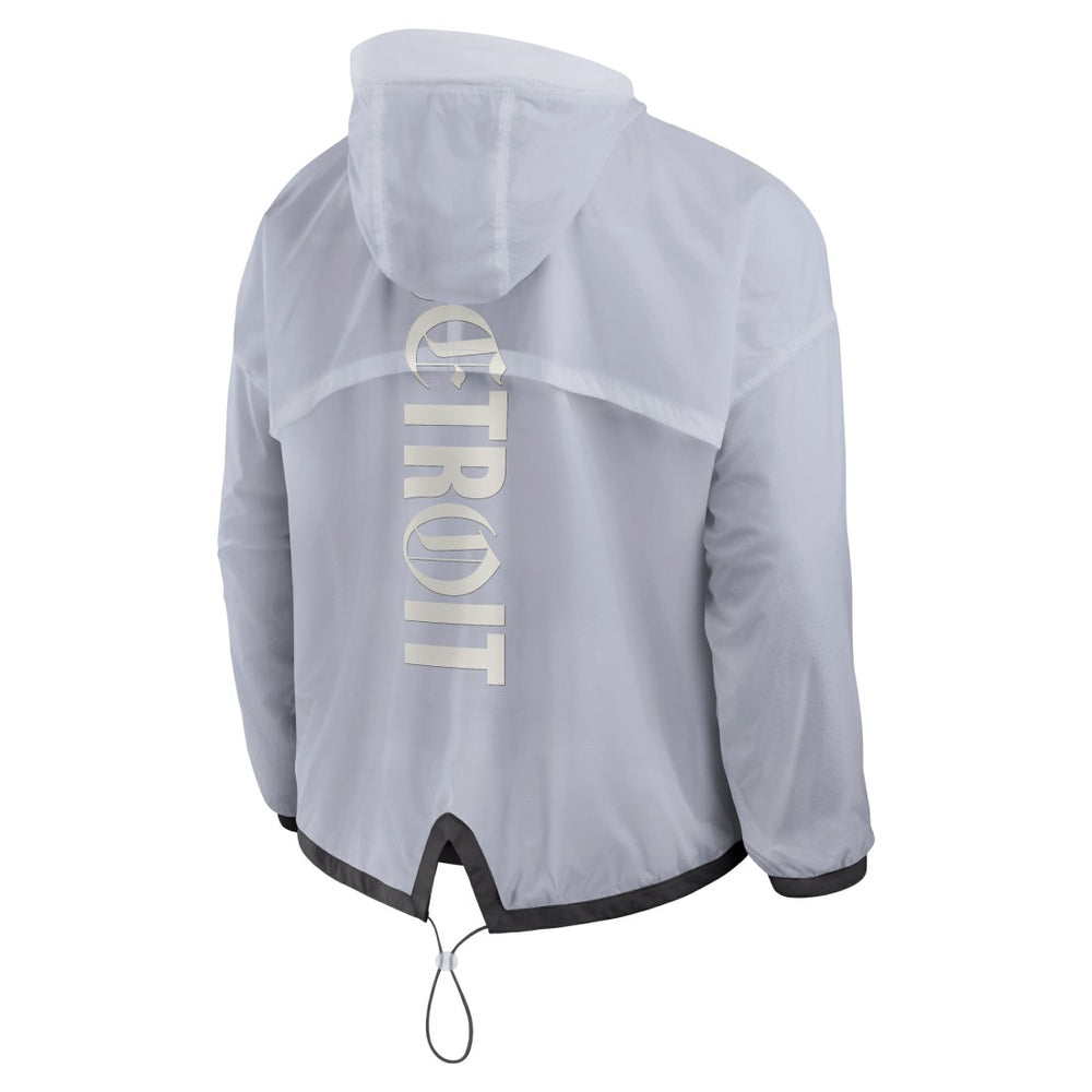Detroit Lions Type Play Down Full-Zip Jacket White