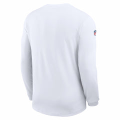Dallas Cowboys Sideline Coach UV Dri-FIT Long Sleeve Shirt White