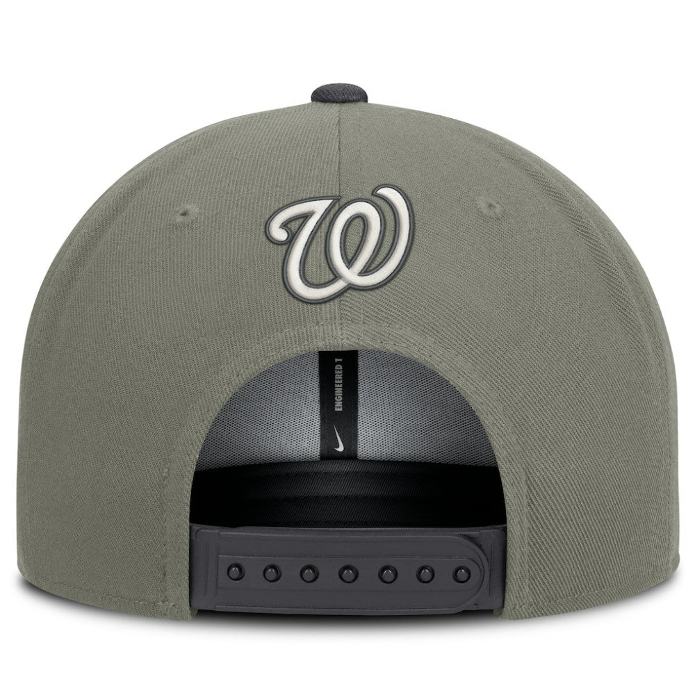 Washington Nationals Nike Pro Dri-FIT Snapback Hat - Olive Hats