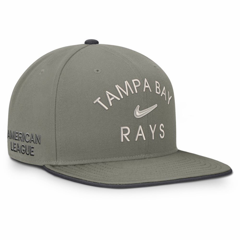 Tampa Bay Rays Nike Pro Dri-FIT Snapback Hat - Olive Hats
