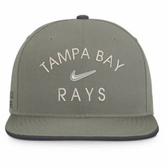 Tampa Bay Rays Nike Pro Dri-FIT Snapback Hat - Olive Hats