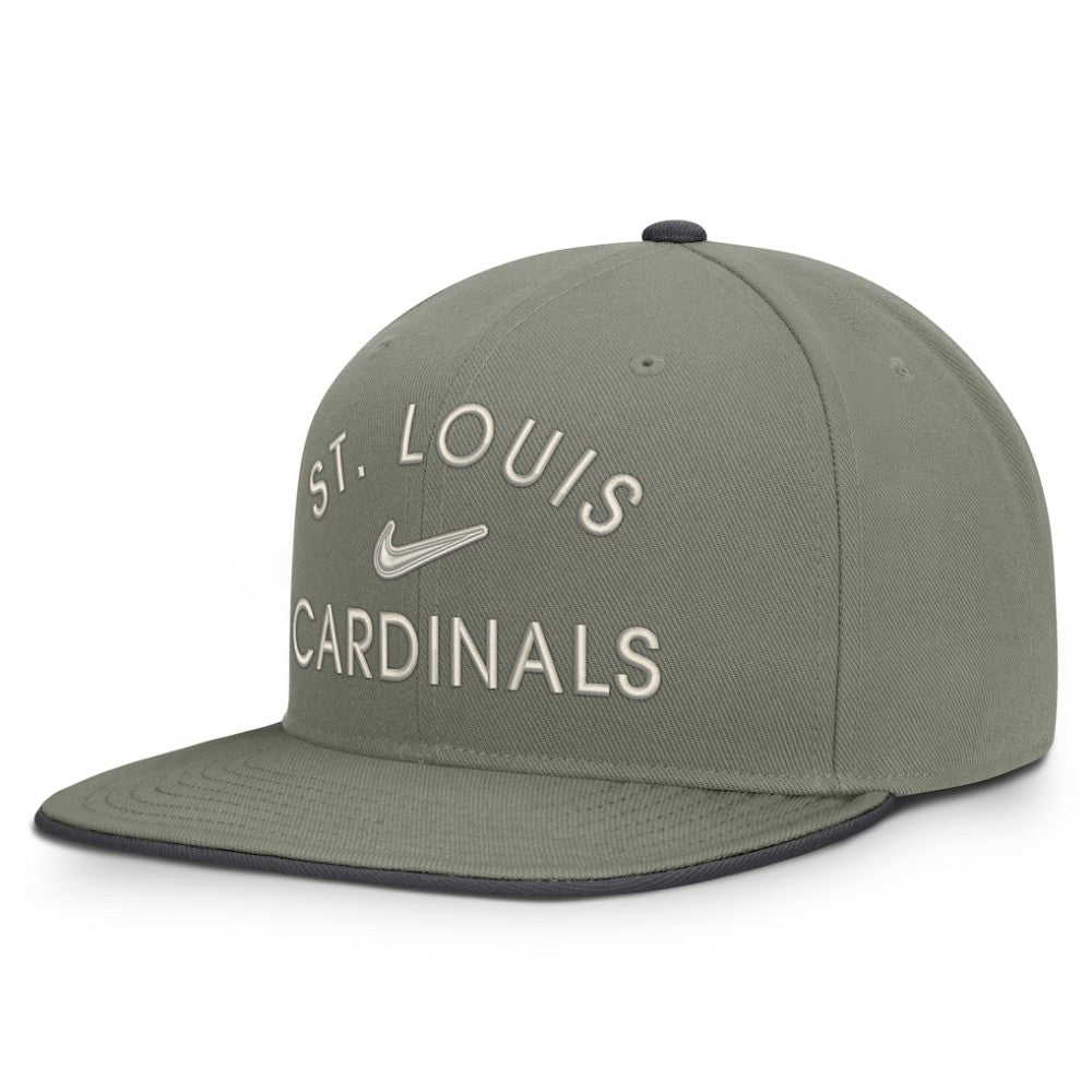 St. Louis Cardinals Nike Pro Dri-FIT Snapback Hat - Olive Hats