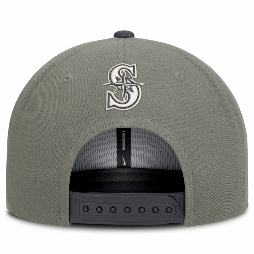 Seattle Mariners Nike Pro Dri-FIT Snapback Hat - Olive Hats