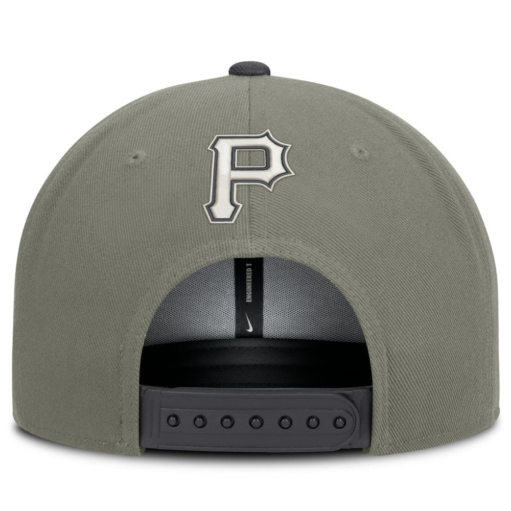 Pittsburgh Pirates Nike Pro Dri-FIT Snapback Hat - Olive Hats