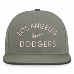 Los Angeles Dodgers Nike Pro Dri-FIT Snapback Hat - Olive Hats