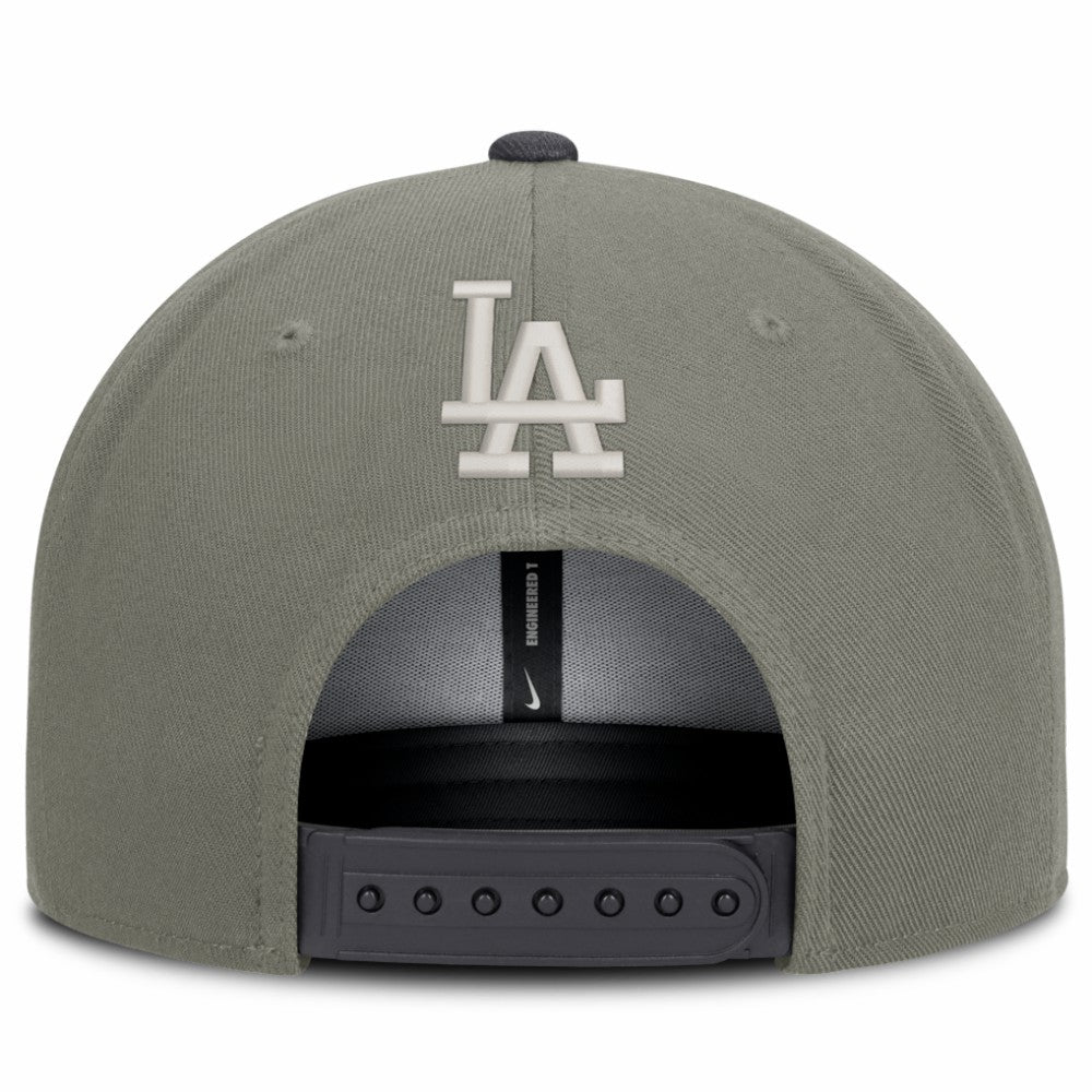 Los Angeles Dodgers Nike Pro Dri-FIT Snapback Hat - Olive Hats