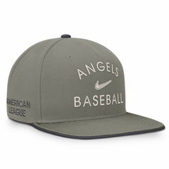 Los Angeles Angels Nike Pro Dri-FIT Snapback Hat - Olive Hats