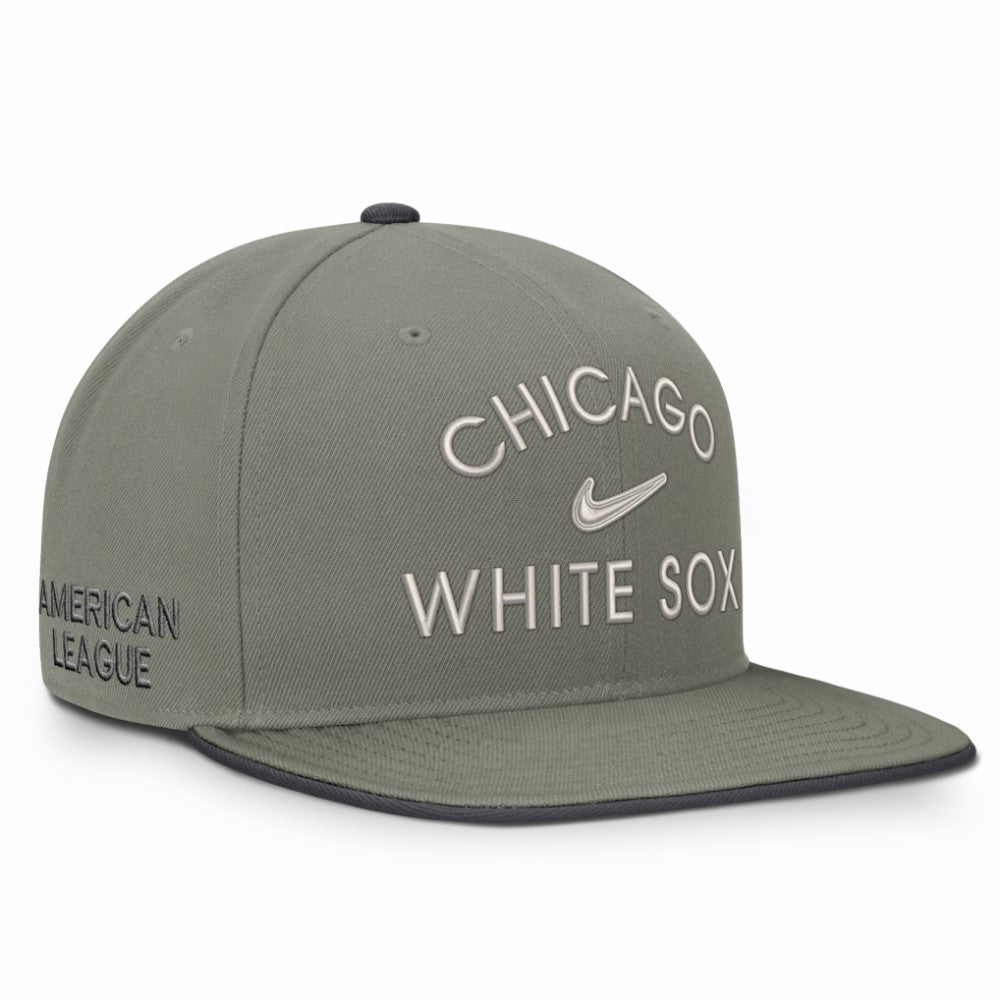 Chicago White Sox Nike Pro Dri-FIT Snapback Hat - Olive Hats