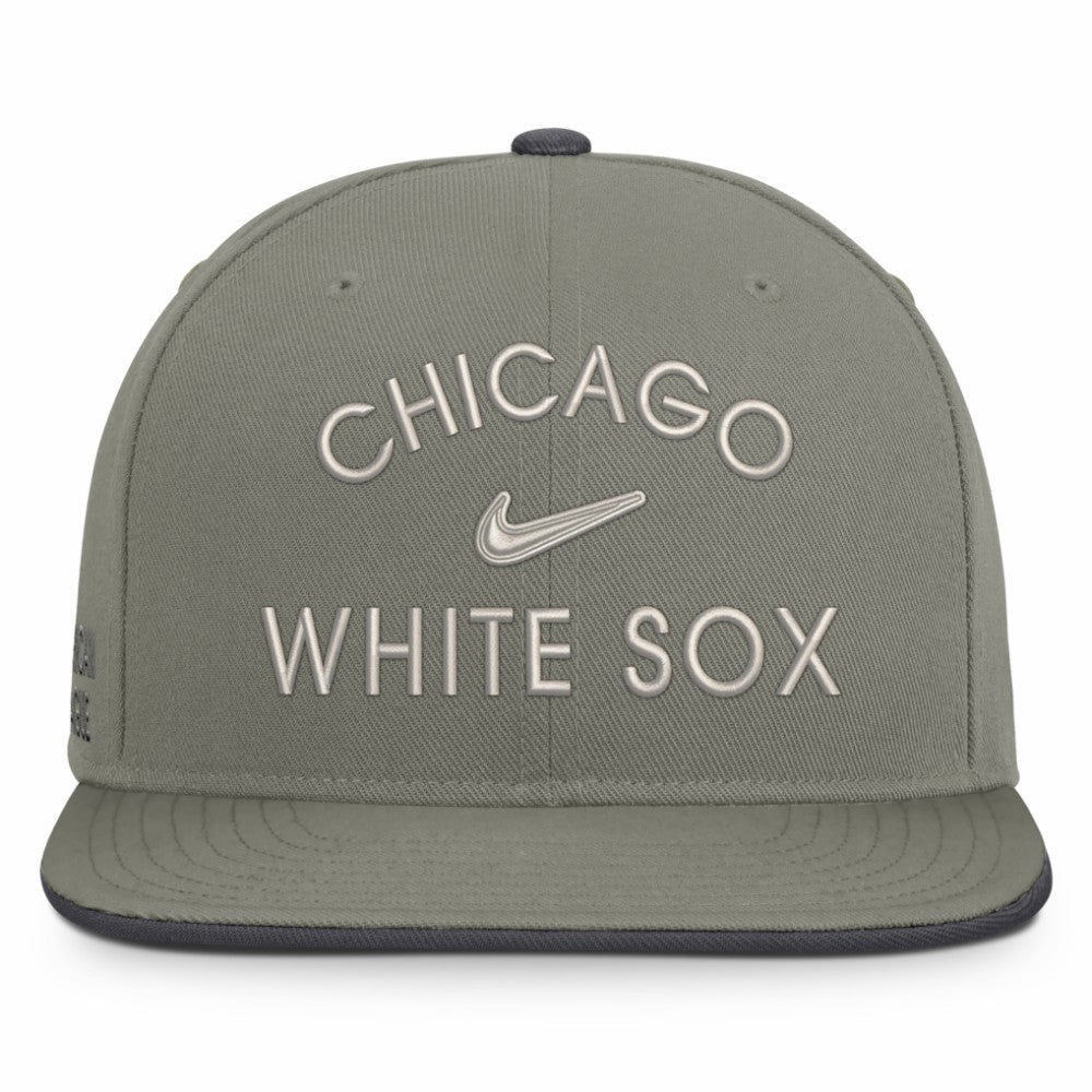 Chicago White Sox Nike Pro Dri-FIT Snapback Hat - Olive Hats
