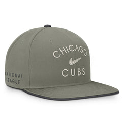 Chicago Cubs Nike Pro Dri-FIT Snapback Hat - Olive Hats