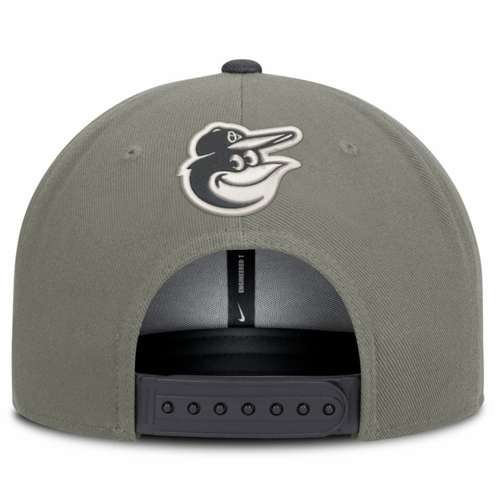 Baltimore Orioles Nike Pro Dri-FIT Snapback Hat - Olive Hats