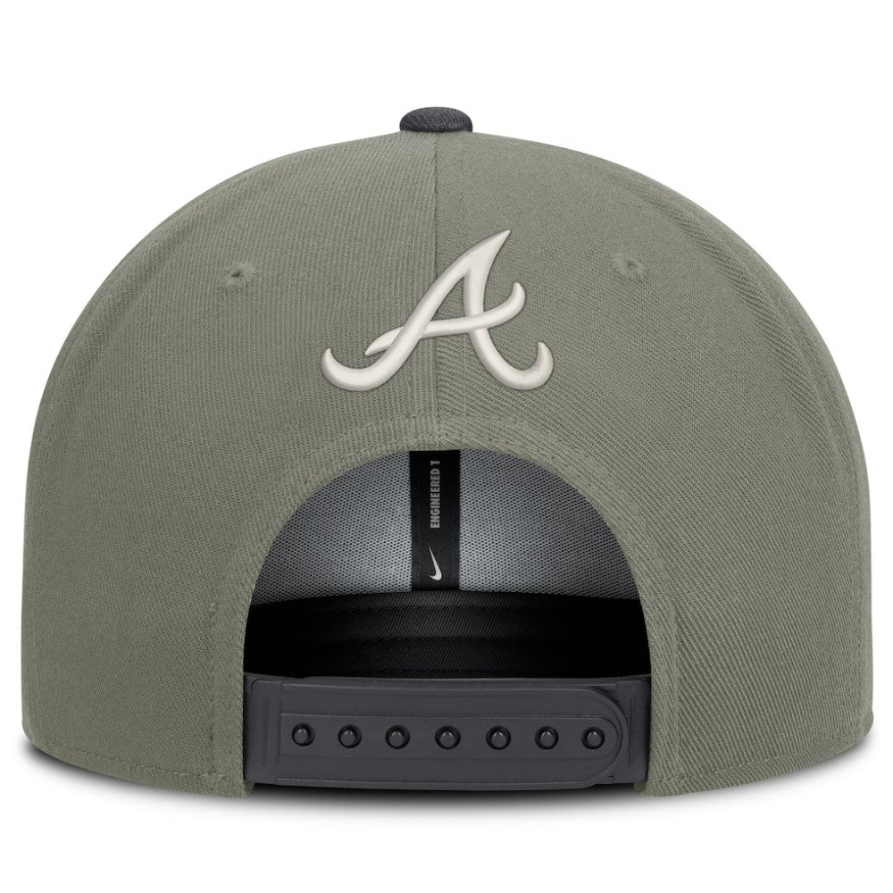 Atlanta Braves Nike Pro Dri-FIT Snapback Hat - Olive Hats