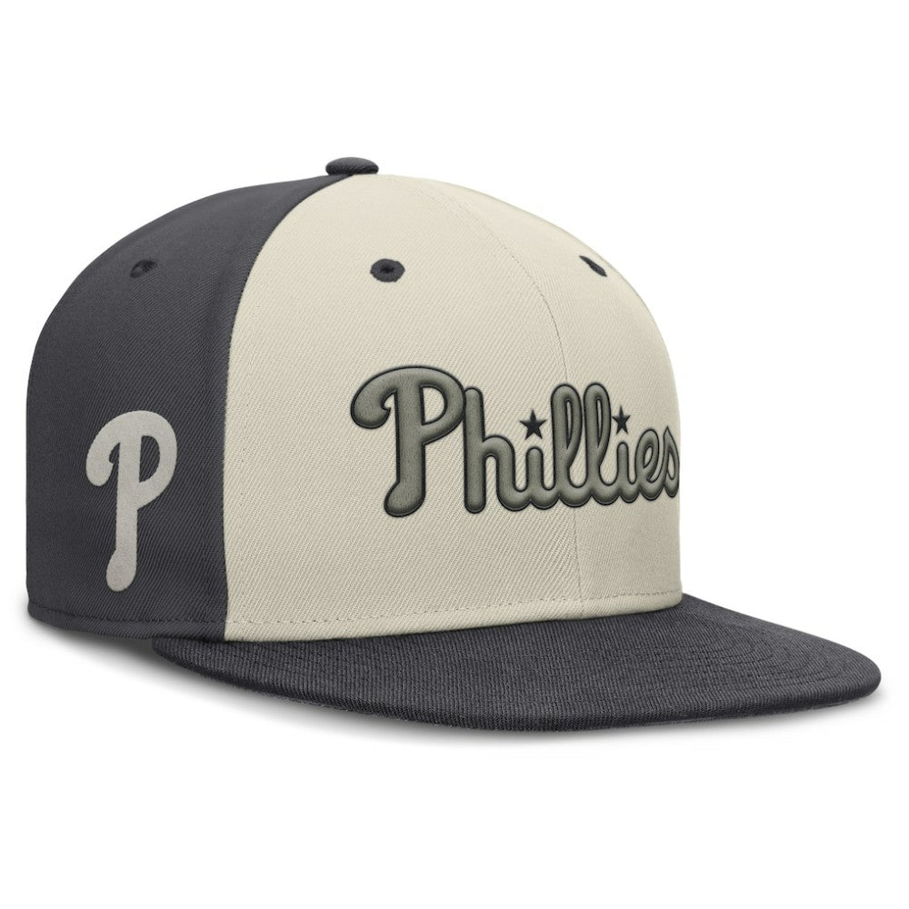 Philadelphia Phillies Nike Dri-FIT True Fitted Hat - Cream Hats