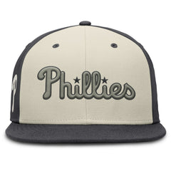 Philadelphia Phillies Nike Dri-FIT True Fitted Hat - Cream Hats