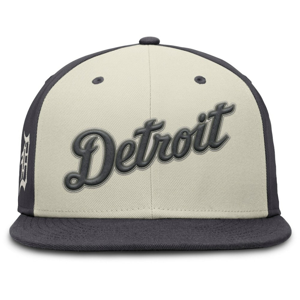Detroit Tigers Nike Dri-FIT True Fitted Hat - Cream Hats