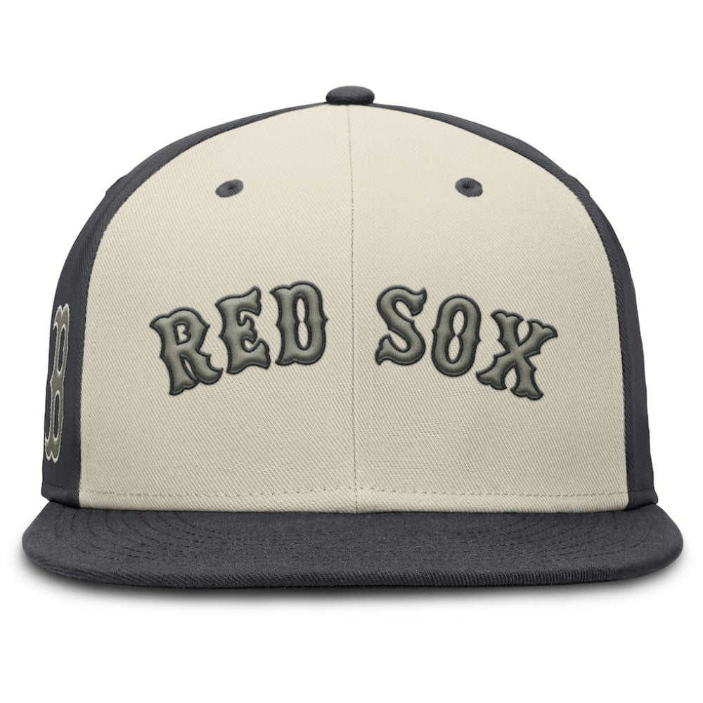 Boston Red Sox Nike Dri-FIT True Fitted Hat - Cream Hats