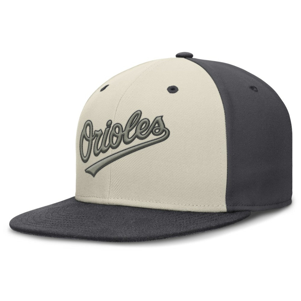 Baltimore Orioles Nike Dri-FIT True Fitted Hat - Cream Hats