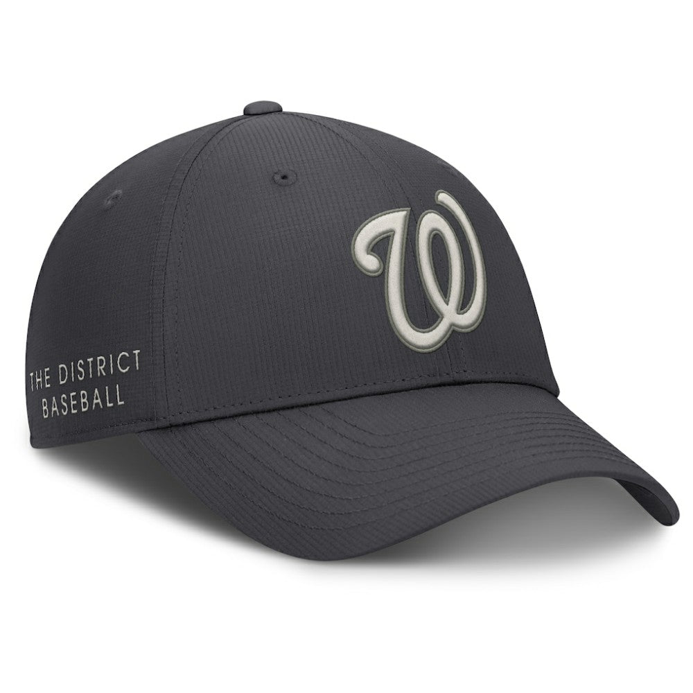 Washington Nationals Nike Club Dri-FIT Adjustable Hat - Anthracite Hats