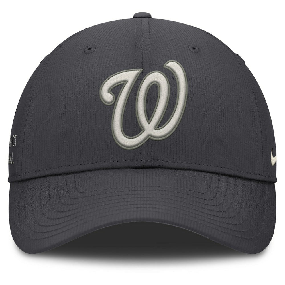 Washington Nationals Nike Club Dri-FIT Adjustable Hat - Anthracite Hats